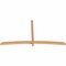 Ekena Millwork Bellingham Timber Gable Bracket, Western Red Cedar, 108"W x 58"H x 3 1/2"D x 3 1/2"F, 13/12 Pitch GBW108X58X0404BEL00SWR - alternate 2